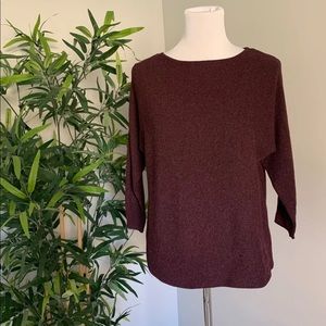 H&M maroon sweater sweatshirt